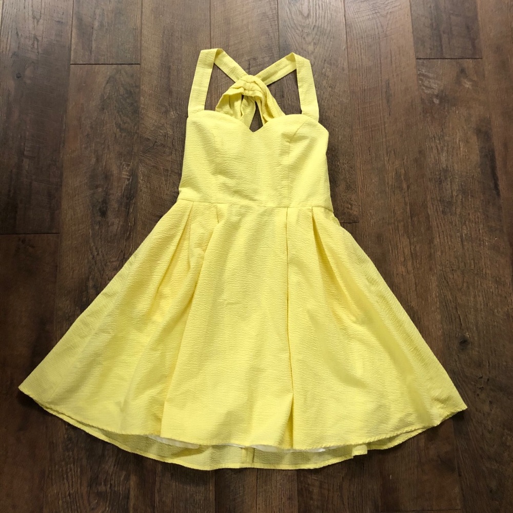 Lauren James yellow dress